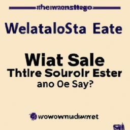 what is an estate sale?